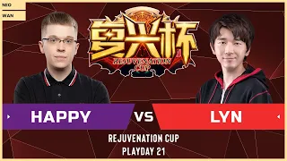 WC3 - Rejuvenation Cup: [UD] Happy vs. Lyn [ORC] (Playday 21)