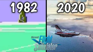HISTORY OF MICROSOFT FLIGHT SIM 1982-2020 (EVERY MICROSOFT FLIGHT SIM GAME EVER)