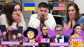 American Reaction to Ukraine and Ukrainian Music: GO_A, PIVOVAROV, DAKHABRAHA, NAVKA, PONOMAREV