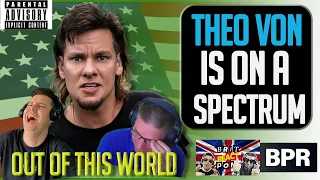 Theo Von FIRST TIME WATCHING Jokes That Are Out Of This World BRITISH REACTION