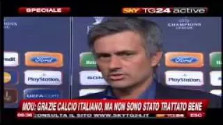 Intervista a Mourinho dopo Finali