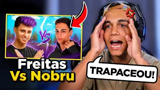 REAÇÃO DO FREITAS AO ASSISTIR X1 CONTRA NOBRU! - NOBRU x FREITAS