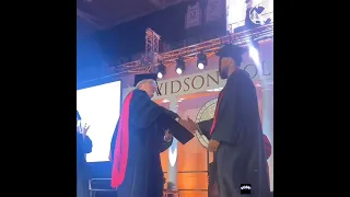 #StephCurry graduates from #DavidsonCollege