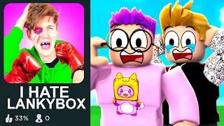 LANKYBOX Playing LANKYBOX HATER GAMES In ROBLOX!? (LANKYBOX CRIED!)