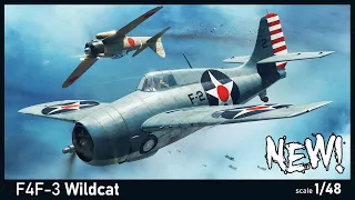 The All New Eduard 1/48 F4F-3 Wildcat! Build Review