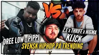 SVENSK HIPHOP PÅ TRENDING: PIPPI VS KLICK! *FIRE*