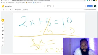 Using Google Jamboard to show and submit work for math on Google Classroom