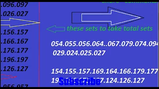 thailand lottery sets New sets Non miss 3up || 3up sets || sure game || fix game || thai lotto sets