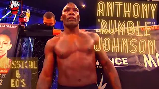 Anthony "Rumble" Johnson Highlighting his Symphony of Pain for 39 Seconds. 1-0 Bellator, 1 KO