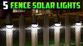 Best Solar Lights for Fence Posts | Top 5 Solar Lights Outdoor Garden Waterproof