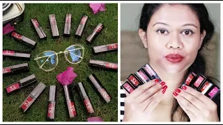 Review & Swatch| Stay Quirky Matte Liquid Lipsticks| SQ Matte Lipsticks|Sushmita's Diaries