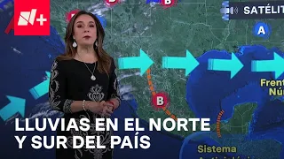 Canales de baja presión provocan lluvias - Las Noticias