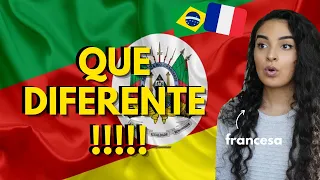 GRINGA FRANCESA REAGE AO ESTADO DO RIO GRANDE DO SUL *é TÃO diferente!!!*