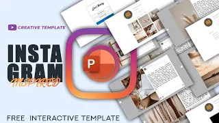 Instagram Powerpoint Template | Presentation Template | Animated Slide | Free Template