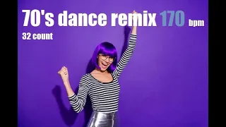 70's dance remix 170 bpm 32 count