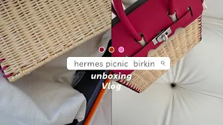 Hermes PICNIC BAG unboxing, birkin or kelly?