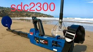 Minelab sdc 2300, Beach Metal Detecting, GoPro 9