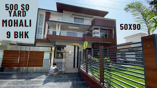 Luxurious Triple Storey | 500 Sq Yard | Modern Villa | 9 BHK | 1 Kanal | #Mohali