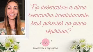 No desencarne, a alma reencontra imediatamente seus parentes no plano espiritual?