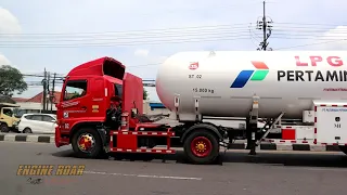 TRUCK SPOTTING STREET FULL !!! TRUCK BUS TRAILER CONTAINER DUMP TRUCKS AND OTHER LARGE VEHICLES