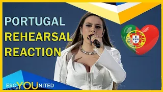 PORTUGAL REACTION: First Rehearsal - iolanda  "Grito" - Eurovision 2024