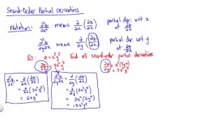 Second-Order Partial Derivatives
