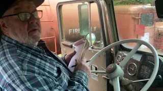 David Hull Shifting Two Sticks In His 1972 Kenworth The Titus Truck.