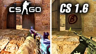 СЕКРЕТНЫЕ ВСЕ ОТЛИЧИЯ DUST 2 CS:GO и CS 1.6! Зачем Добавили Новый Dust 2 с CS 1.6!