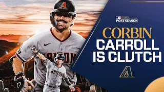 Corbin Carroll is making heads turn in his first ever MLB postseason! Clutch hits, homers and MORE!