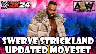 WWE 2K24 Swerve Strickland Updated Moveset + Superstar Settings