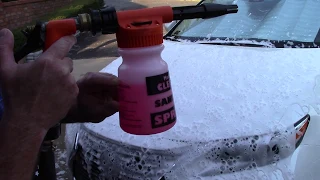 Foaming Car Without Power Washer - Foam Gun Car Wash