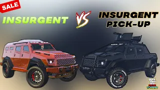 Insurgent VS Insurgent Pick-UP | Armored Cars Comparison | GTA 5 Online | Sale | WHICH TO BUY