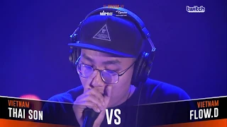 THAI SON VS FLOW D｜Asia Beatbox Championship 2018 Semi Final Loopstation Battle