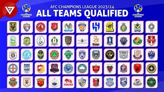 AFC Champions League 2023/2024: All Teams Qualified | Qualifying Round, Group Stage