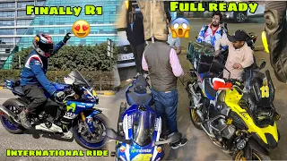 Finally R1 bhi full Ready for International Ride ❤️ RUDRA par sara samaan bhi set kar diya 👌