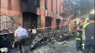 Genova, 14 motorini in fiamme: si è trattato di un gesto doloso