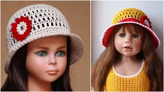 Crochet hat for any size | How to crochet a summer hat