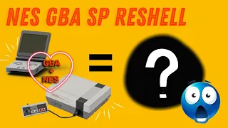 How to modernize Gameboy Advance SP - IPS Screen & Reshell GBA NES