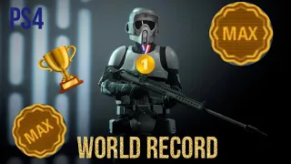 MAX LEVEL Specialist killstreak WORLD RECORD (tied world record PS4)