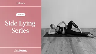 20 Minute Pilates Side Lying Series | Glute and Leg Workout