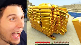 Paluten REAGIERT auf ULTRA REALISTISCHES MINECRAFT GOLD (Minecraft Memes)