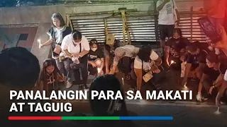 Prayer vigil isinagawa para sa sigalot ng Makati, Taguig | ABS-CBN News