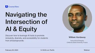 Navigating the Intersection of AI & Equity | William Hardaway