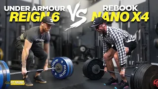 REEBOK NANO X4 vs UA TRIBASE REIGN 6 | Which Is Better?!