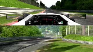 Project Cars all tracks all cars:Formula A  Nordschleife Logitech g27 Triple Screen