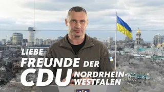 #CDUNJE23 | Grußwort Vitali Klitschko