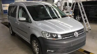 Осмотр Volkswagen Caddy Maxi Kombi на ксеноне и 150 л.с из Германии ///  максимальный-пассажир #85