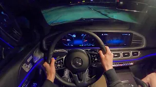 2022 Mercedes-Benz GLS450 - POV Night Drive (Binaural Audio)