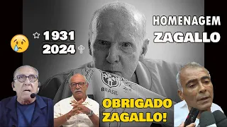 LUTO! FAMOSOS HOMENAGEIAM MÁRIO JORGE LOBO ZAGALLO!😭​