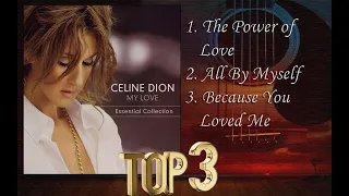 The Power Of LOve / All By Myself / Because You Loved Me - Celine Dion